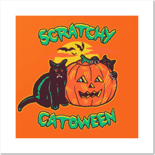 Scratchy Catoween Posters and Art